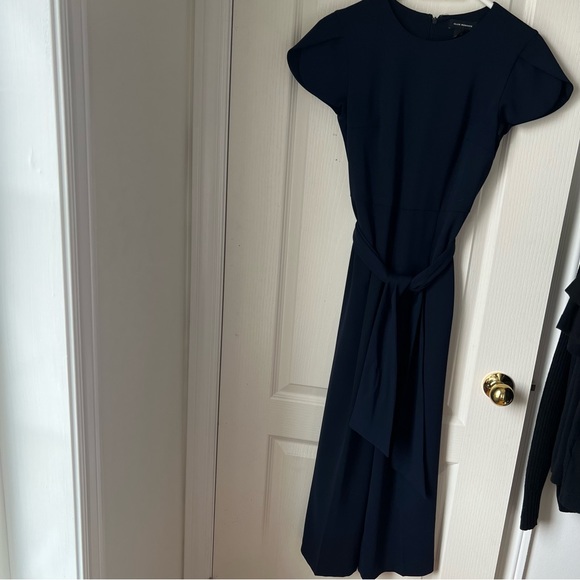 Club Monaco Ostenn Petal Sleeve Belted Jumpsuit - Picture 3 of 7